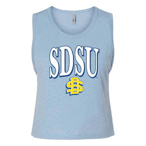 Range Women's South Dakota State Jackrabbits Festival Cropped Tank