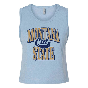 Range Women's Montana State Bobcats Festival Cropped Tank