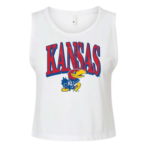 Range Women's Kansas Jayhawks Festival Cropped Tank