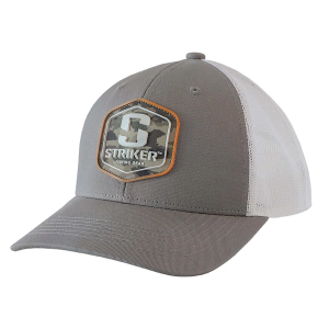 Striker Harbor Adjustable Hat One Size Dark Grey/White