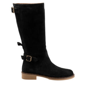 Women's Bueno Ozzie Boots Dress 37 BLACK Suede
