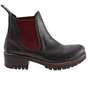 Women's Bueno Florida Chelsea Boots 38 Black Natural/ Bordeaux