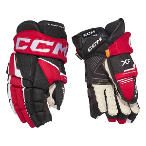 Junior CCM Junior CCM Tacks XF Hockey Gloves Hockey Gloves 11" Black/Red/White