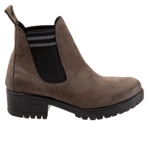 Women's Bueno Florida Chelsea Boots 37 Grey Nubuck Knit