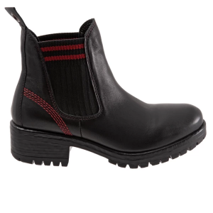 Women's Bueno Florida Chelsea Boots 37 Black/Red Knit