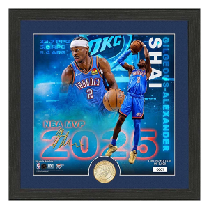 Highland Mint Shai Gilgeous-Alexander 2025 NBA MVP Bronze Coin Photo Mint
