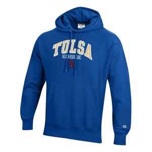 Tulsa Golden Hurricanes Champion Hoodie 2XLarge Blue