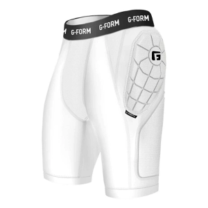 Men's G-Form MLB Bandit Sliding Base Layer Shorts Large White