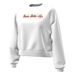Iowa State Cyclones Under Armour Women's Crew XLarge White