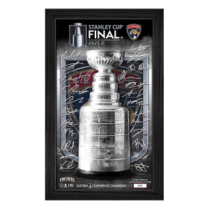 Highland Mint Florida Panthers 2025 NHL Eastern Conference Champions Signature Trophy Frame