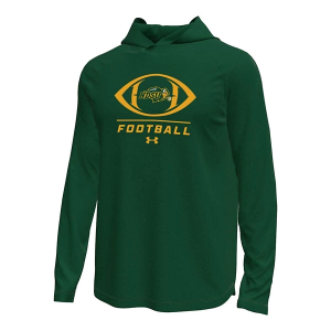 North Dakota State Bison Under Armour Football Faulk T-Shirt Small Forest