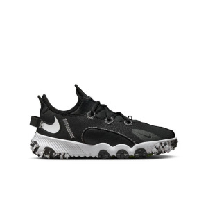 Boys' Nike Future Field Molded Football Cleats Little 2.5 Black/White/Smoke Grey/Volt