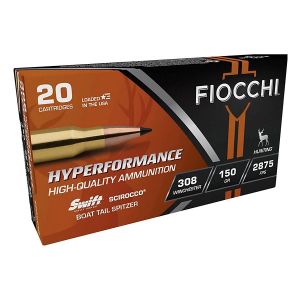 Fiocchi Hyperformance Swift Scirocco Rifle Ammunition
