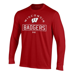 Wisconsin Badgers Under Armour AOL T-Shirt Medium Flawless