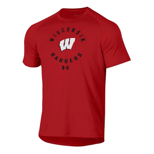 Wisconsin Badgers Under Armour Circle T-Shirt Large Flawless