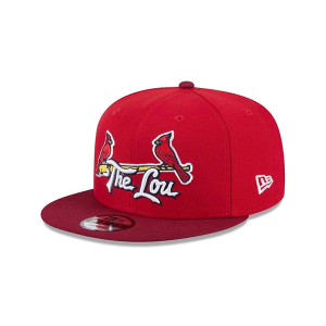 St. Louis Cardinals New Era City Connect Early Game 9Fifty Adjustable Hat One Size Red