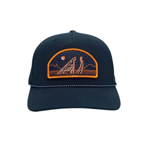 Casey Underwood Artwork Star Sipper Performance Rope Fly Fishing Snapback Hat One Size Navy