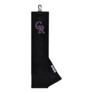 Team Effort Colorado Rockies Tri-Fold Embroidered Golf Towel