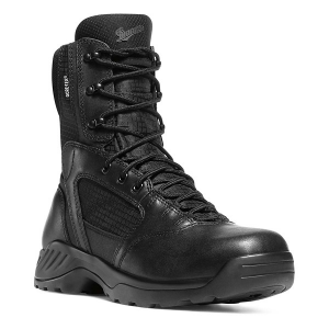 Men's Danner Kinetic Side-Zip 8" GTX Waterproof Slip Resistant Boots Outdoor 6 Black