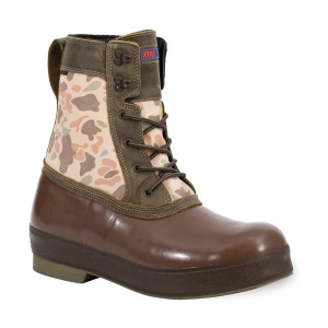Men's Xtratuf 8" Legacy Lace Insulated Duck Boots Outdoor 9 Burnt Oliver/Choc. Brown/Duck Camo