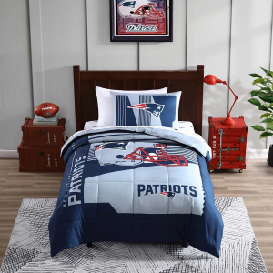 Logo Brands New England Patriots Status Bed In A Bag Twin