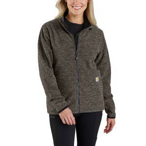 Women's Carhartt Fleece Full Zip Small Carbon Heather