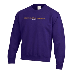 LSU Tigers Gear For Sports Crew 2XLarge Purple