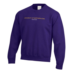 Northern Iowa Panthers Gear For Sports Crew XLarge Purple