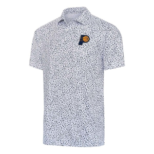 Indiana Pacers Motion Antigua Polo 2XLarge White/Navy