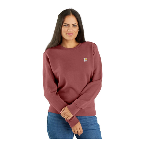 Women's Carhartt French Terry Work Crewneck Sweatshirt 3XLarge Barnwood