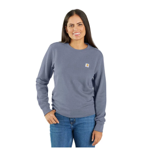 Women's Carhartt French Terry Work Crewneck Sweatshirt 2XLarge Wisteria Heather