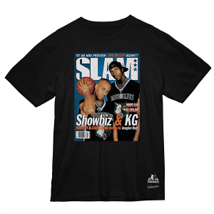 Minnesota Timberwolves Slam Cover Mitchell and Ness T-Shirt 3XLarge Black