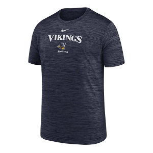 Augustana Vikings Nike Sideline Velocity Kids' T-Shirt Small Navy