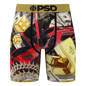 Men's PSD Fast Life Boxer Briefs Underwear Small Fast Life