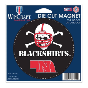 Wincraft Nebraska Cornhuskers Blackshirts Die Cut Magnet