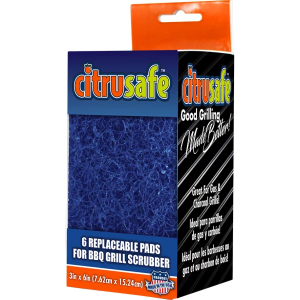 Citrusafe Replacement Pads for BBQ Grill Scrubber