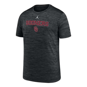 Oklahoma Sooners Nike Sideline Velocity Kids' T-Shirt XLarge Black