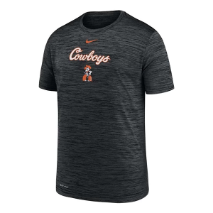 Oklahoma State Cowboys Nike Sideline Velocity Kids' T-Shirt XLarge Black