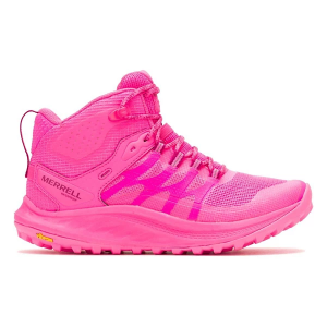 Women's Merrell Antora 3 Mid Waterproof Hiking Boots Outdoor 6 Knockout Pink