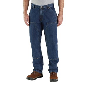 Men's Carhartt Double Front Logger Loose Fit Wide Leg Jeans Canal 30 32