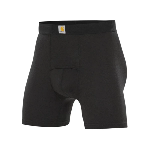 Men's Carhartt Stretch Boxer Briefs Underwear Work 3 Pack Large Black