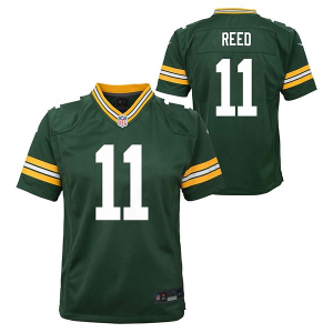 Green Bay Packers Jayden Reed #11 Nike Game Kids' Jersey XLarge Green