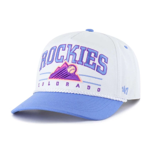 Colorado Rockies 47 Brand City Roscoe Adjustable Hat One Size White