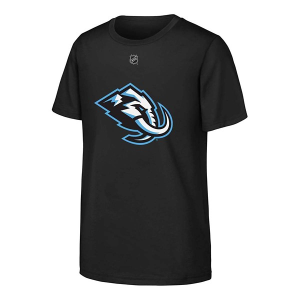 Utah Mammoth Genuine Stuff Primary Logo Kids' T-Shirt Small Black