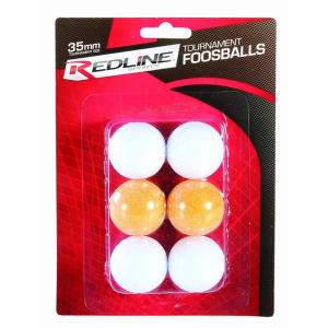 Redline 35mm Tournament Foosball, 6 pack