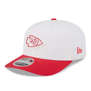 Kansas City Chiefs New Era 2025 Training Camp 9Seventy Adjustable Hat One Size White