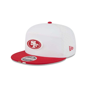 San Francisco 49ers New Era 2025 Training Camp 9Fifty Adjustable Hat One Size White