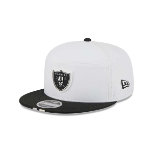 Las Vegas Raiders New Era 2025 Training Camp 9Fifty Adjustable Hat One Size White