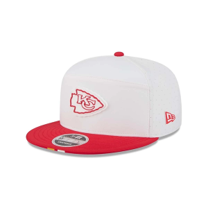 Kansas City Chiefs New Era 2025 Training Camp 9Fifty Adjustable Hat One Size White
