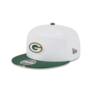 Green Bay Packers New Era 2025 Training Camp 9Fifty Adjustable Hat One Size White